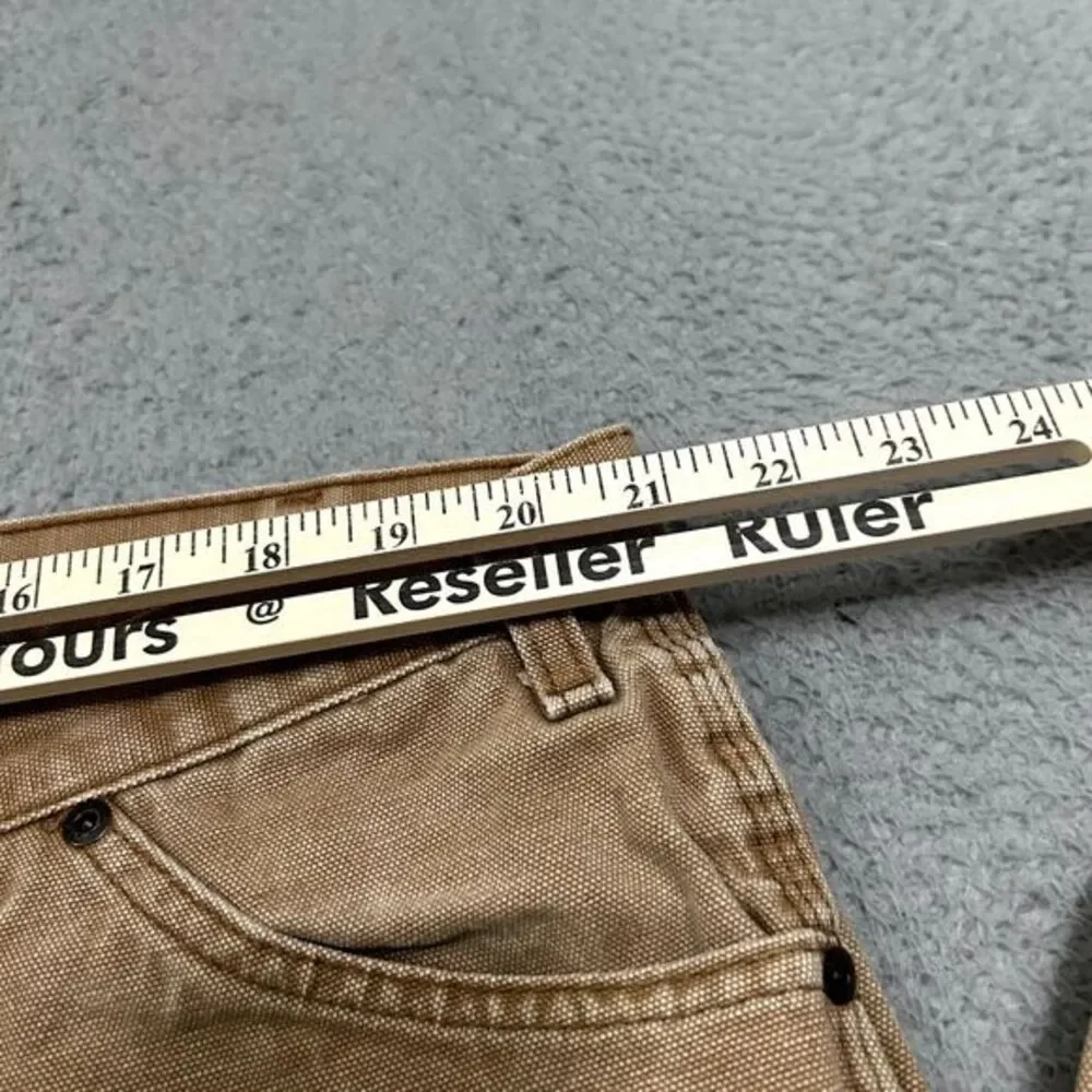 Dickies Pants Mens 42x30 Brown‎ Beige Faded Carpenter Duck Canvas Work Wear Y2K